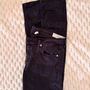 Rag & Bone Black Dre Denim Jeans